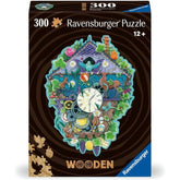 Puzzle di Legno Cooku Clock - 300 Pezzi